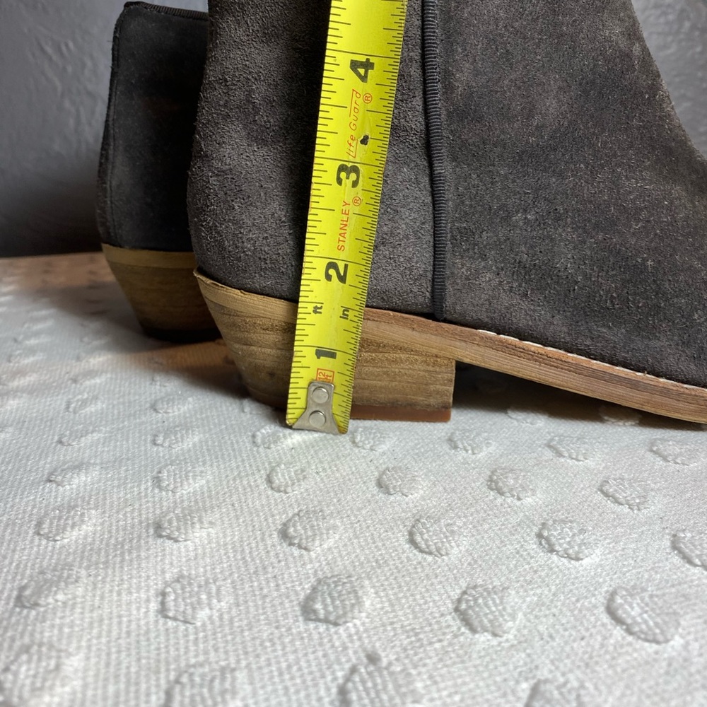 Sam Edelman Grey Mercer Suede Booties - Picture 8 of 16